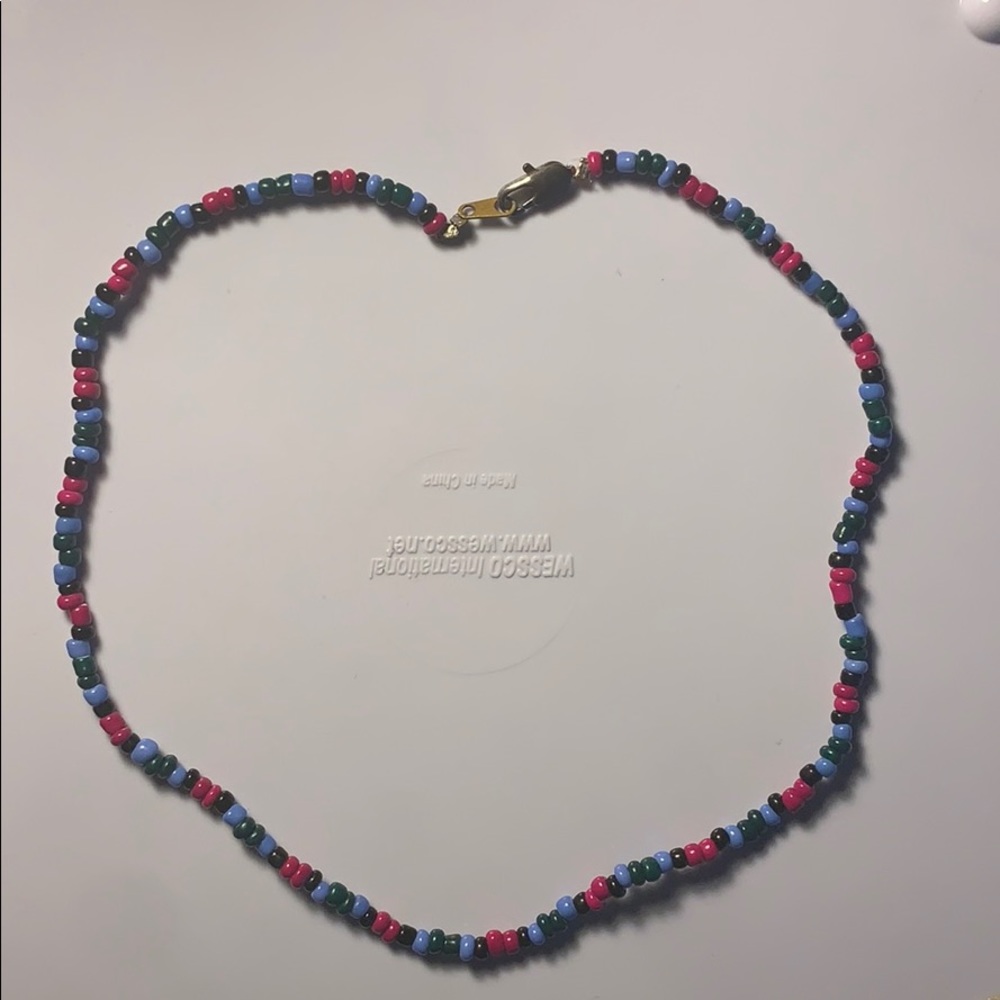 “Midnight dream” seed bead necklace